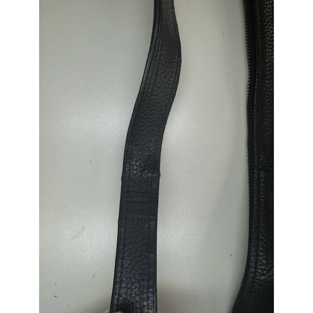 Kate Spade Black Genuine Pebbled Leather XL Hobo Shoulder Bag